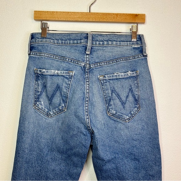 Mother High Waisted Rider Skimp in Bloom And Doom 29 - Picture 7 of 10